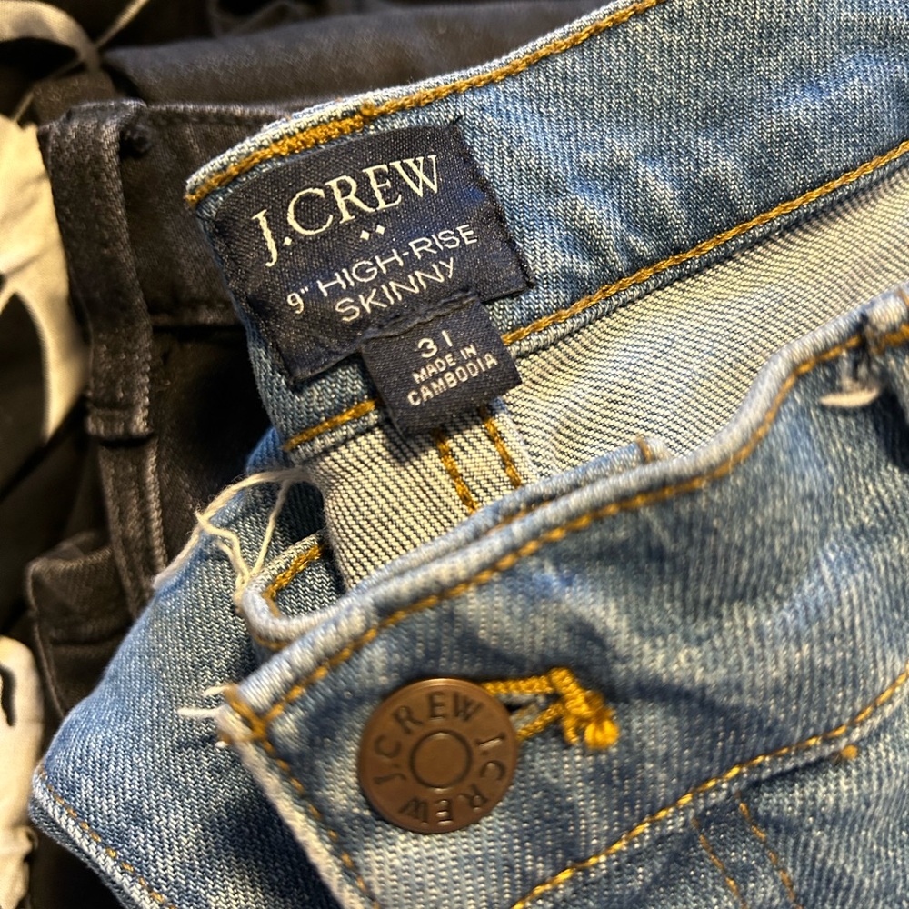 J. Crew High-Rise Skinny Jeans